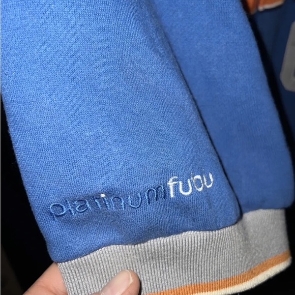 Vintage Platinum Fubu Muhammad Ali USA 80 full zip sweatshirt polo Size XL - Picture 2 of 10